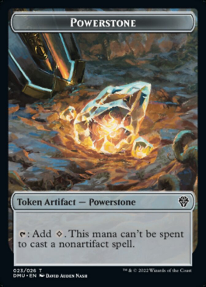 Soldier // Powerstone Double-Sided Token [Dominaria United Tokens] | Game Master's Emporium (The New GME)