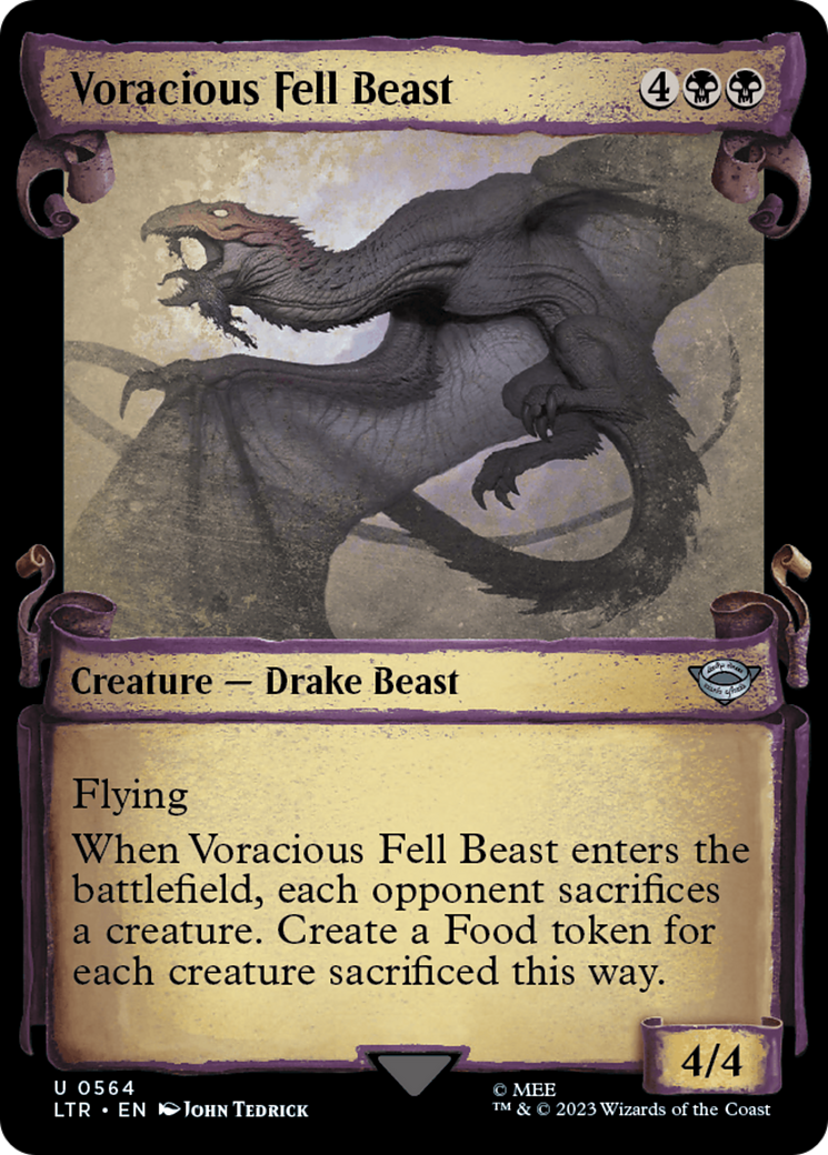 Voracious Fell Beast [The Lord of the Rings: Tales of Middle-Earth Showcase Scrolls] | Game Master's Emporium (The New GME)