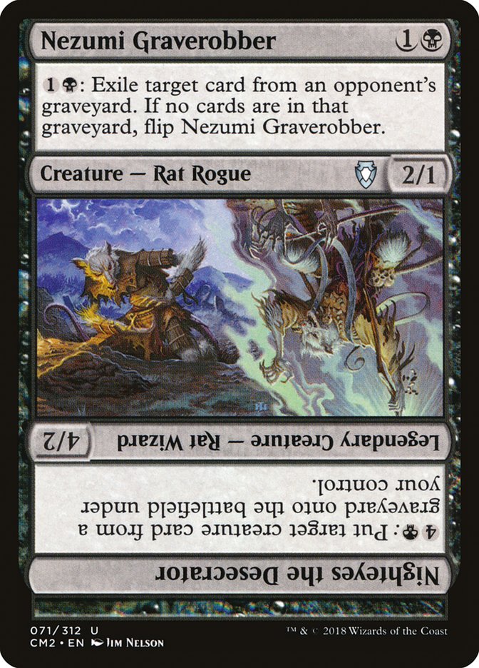 Nezumi Graverobber // Nighteyes the Desecrator [Commander Anthology Volume II] | Game Master's Emporium (The New GME)
