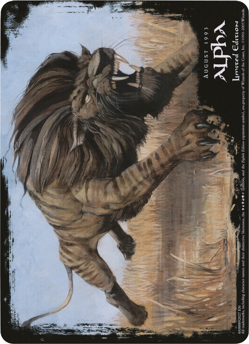 Savannah Lions (Oversized) [Eighth Edition Box Topper] | Game Master's Emporium (The New GME)