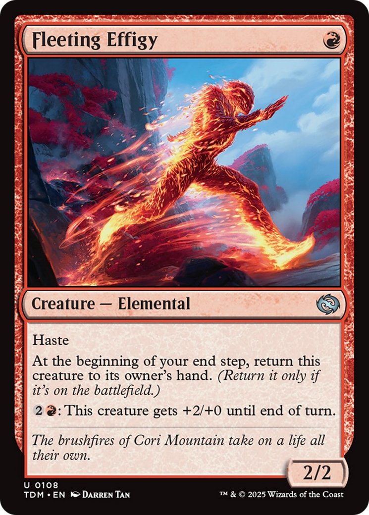 Fleeting Effigy [Tarkir: Dragonstorm] | Game Master's Emporium (The New GME)