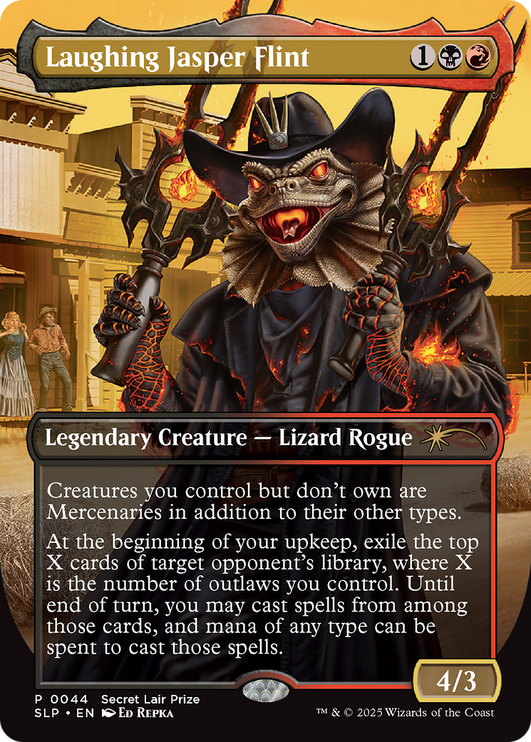 Laughing Jasper Flint [Secret Lair Showdown] | Game Master's Emporium (The New GME)