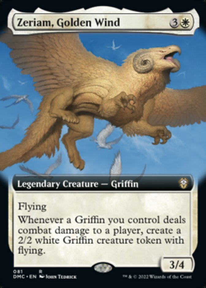 Zeriam, Golden Wind (Extended Art) [Dominaria United Commander] | Game Master's Emporium (The New GME)