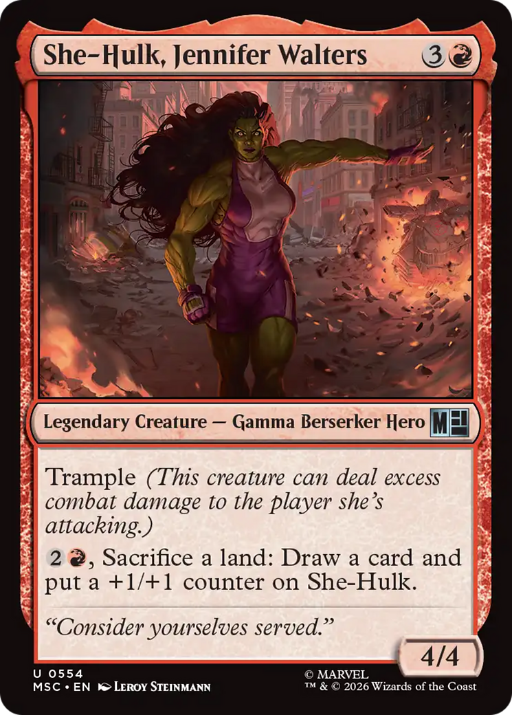 She-Hulk, Jennifer Walters [Marvel Super Heroes Commander] | Game Master's Emporium (The New GME)