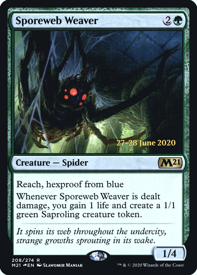 Sporeweb Weaver [Core Set 2021 Prerelease Promos] | Game Master's Emporium (The New GME)