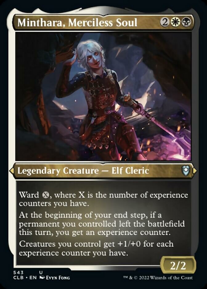 Minthara, Merciless Soul (Foil Etched) [Commander Legends: Battle for Baldur's Gate] | Game Master's Emporium (The New GME)