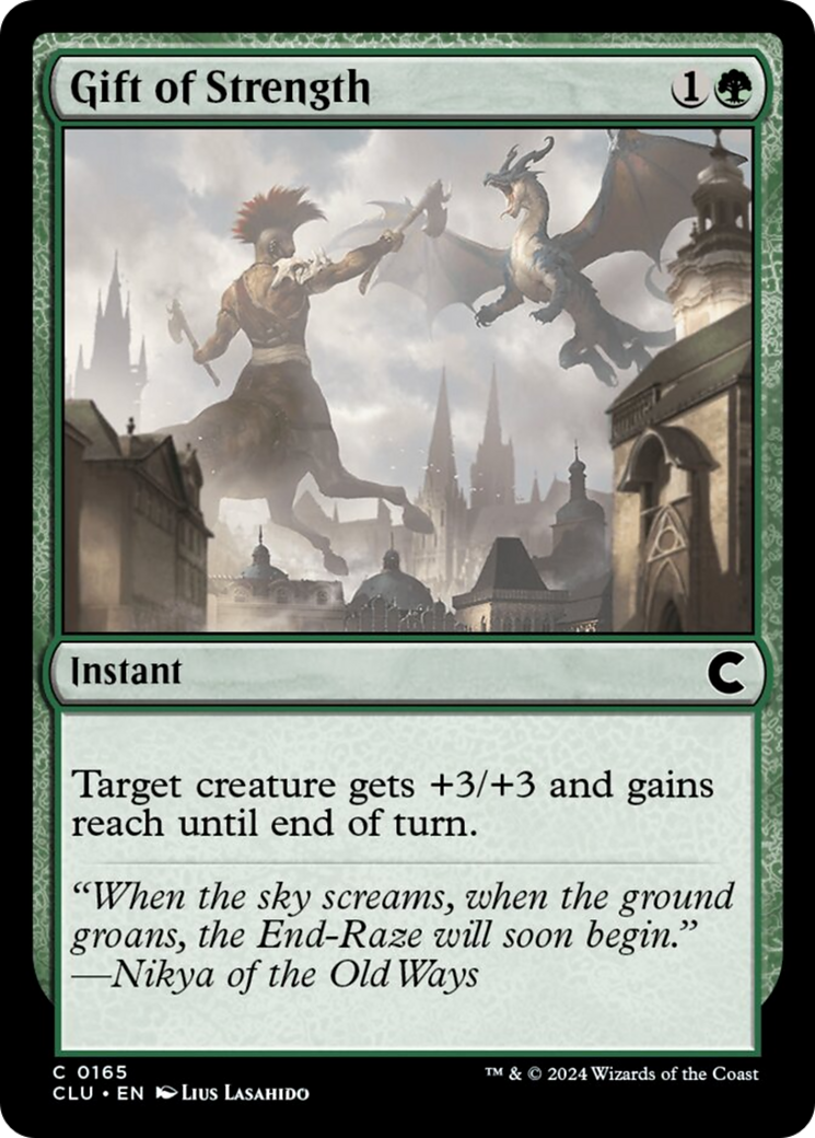 Gift of Strength [Ravnica: Clue Edition] | Game Master's Emporium (The New GME)
