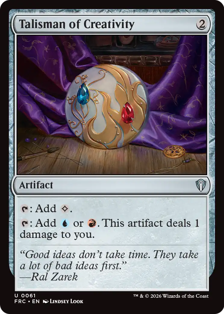 Talisman of Creativity [Reality Fracture Commander] | Game Master's Emporium (The New GME)