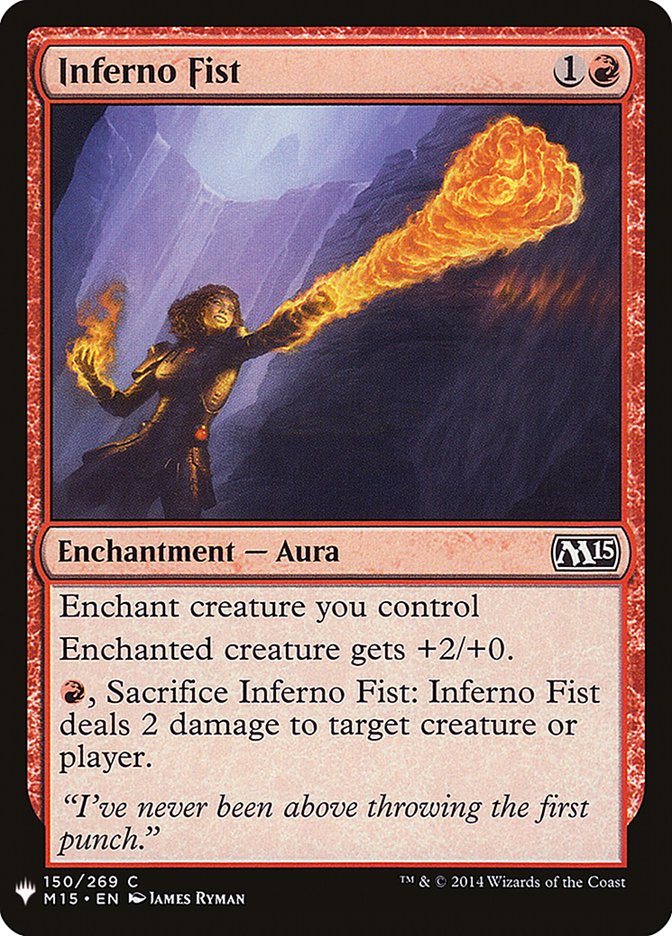 Inferno Fist [Mystery Booster] | Game Master's Emporium (The New GME)
