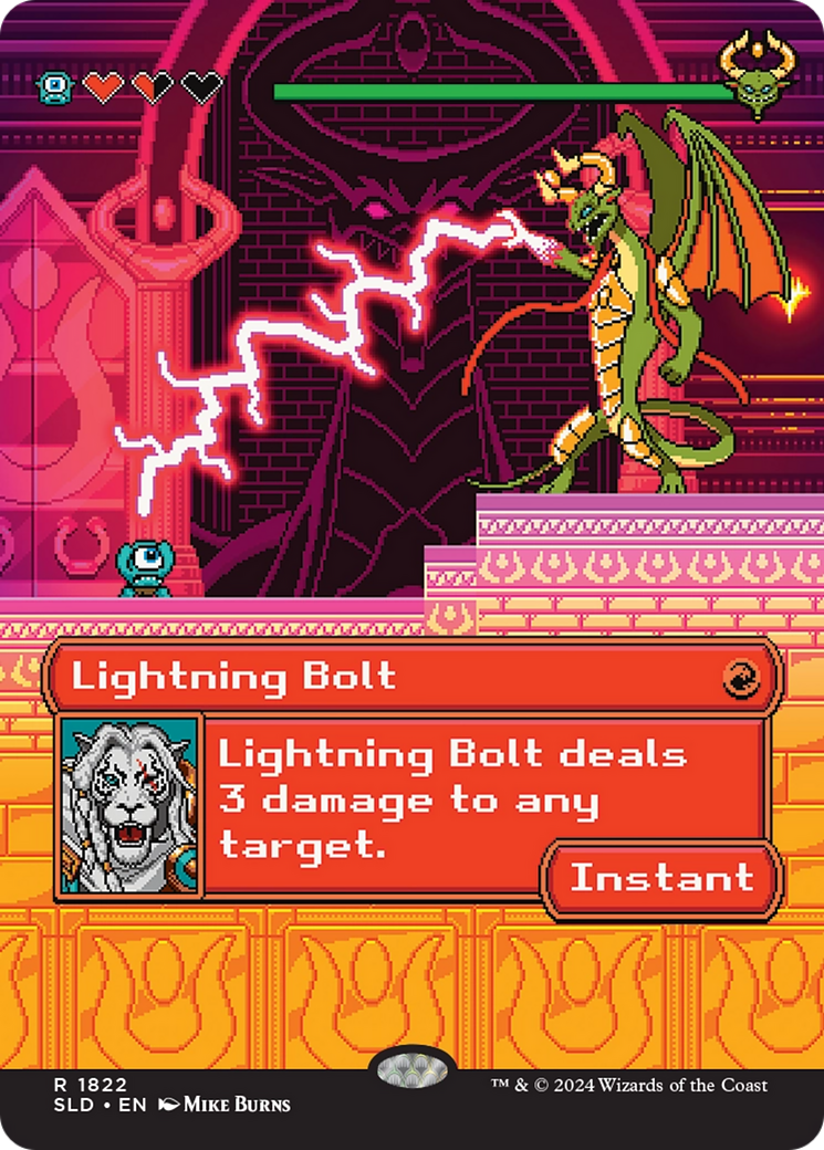 Lightning Bolt (1822) (Rainbow Foil) [Secret Lair Drop Series] | Game Master's Emporium (The New GME)