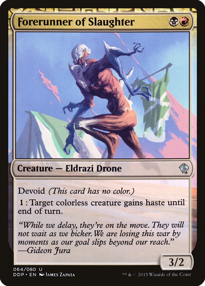 Forerunner of Slaughter [Duel Decks: Zendikar vs. Eldrazi] | Game Master's Emporium (The New GME)