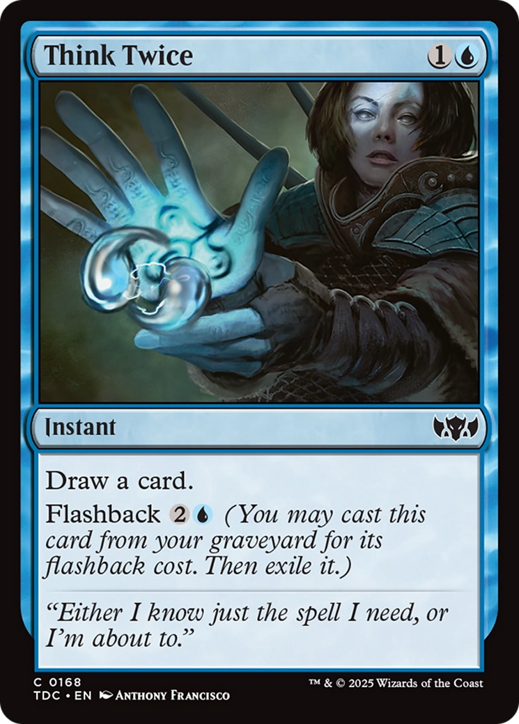 Think Twice [Tarkir: Dragonstorm Commander] | Game Master's Emporium (The New GME)