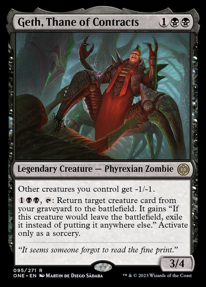 Geth, Thane of Contracts [Phyrexia: All Will Be One] | Game Master's Emporium (The New GME)