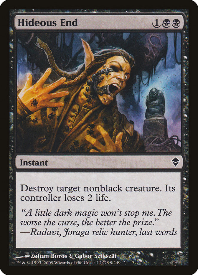 Hideous End [Zendikar] | Game Master's Emporium (The New GME)