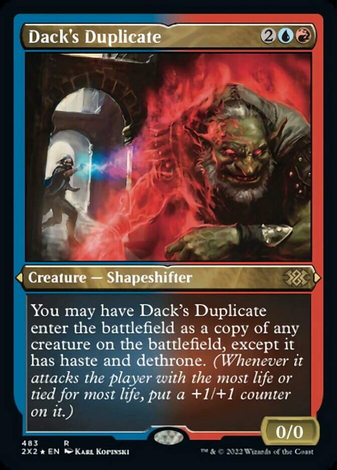 Dack's Duplicate (Foil Etched) [Double Masters 2022] | Game Master's Emporium (The New GME)