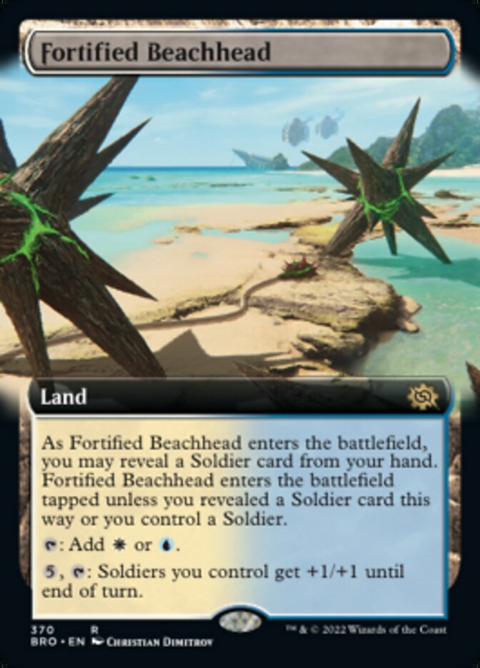 Fortified Beachhead (Extended Art) [The Brothers' War] | Game Master's Emporium (The New GME)