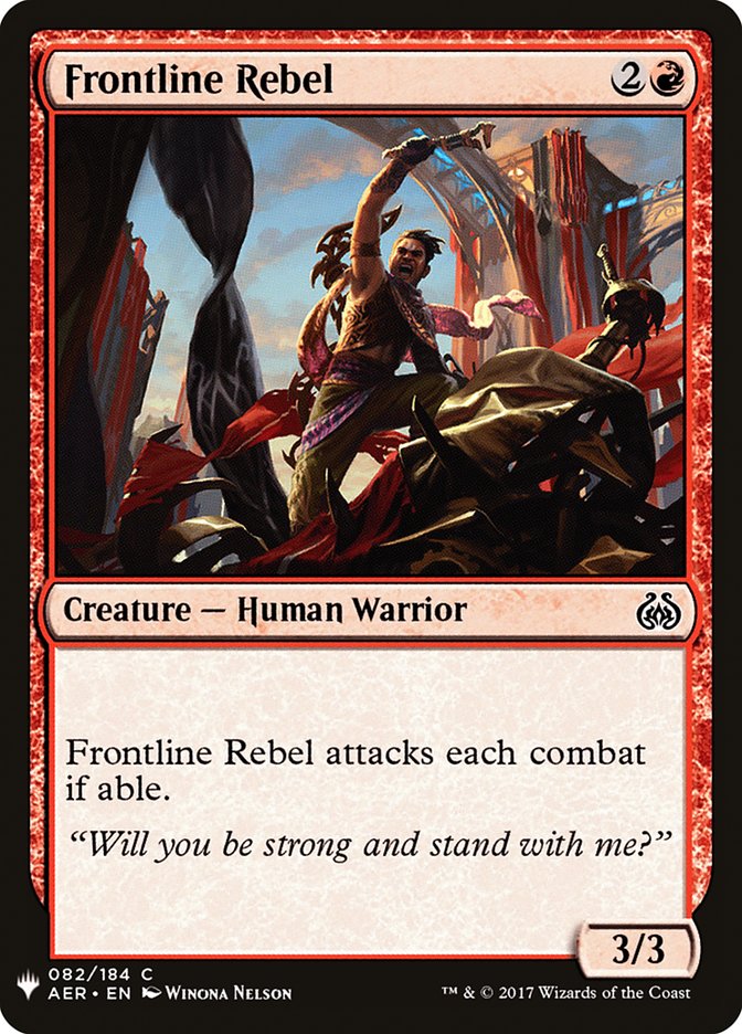 Frontline Rebel [Mystery Booster] | Game Master's Emporium (The New GME)