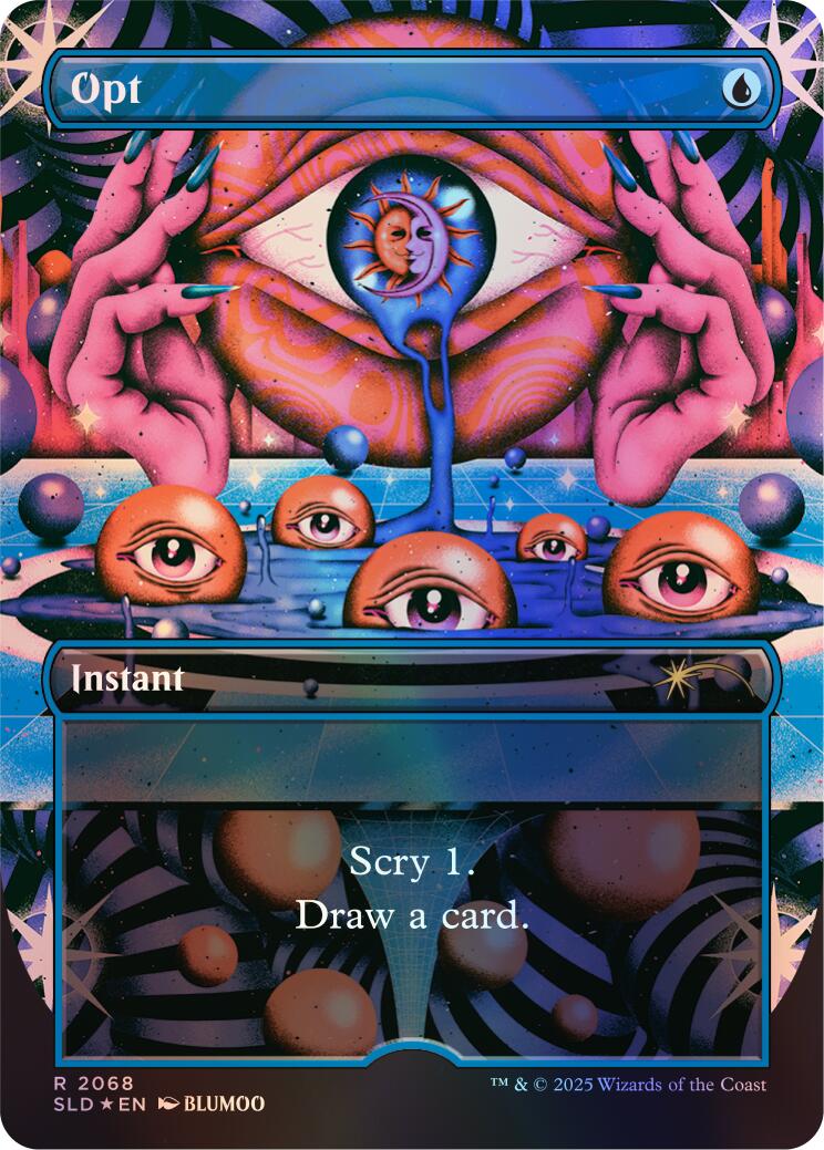 Opt (2068) (Rainbow Foil) [Secret Lair Drop Series] | Game Master's Emporium (The New GME)