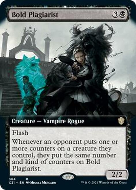 Bold Plagiarist (Extended Art) [Commander 2021] | Game Master's Emporium (The New GME)