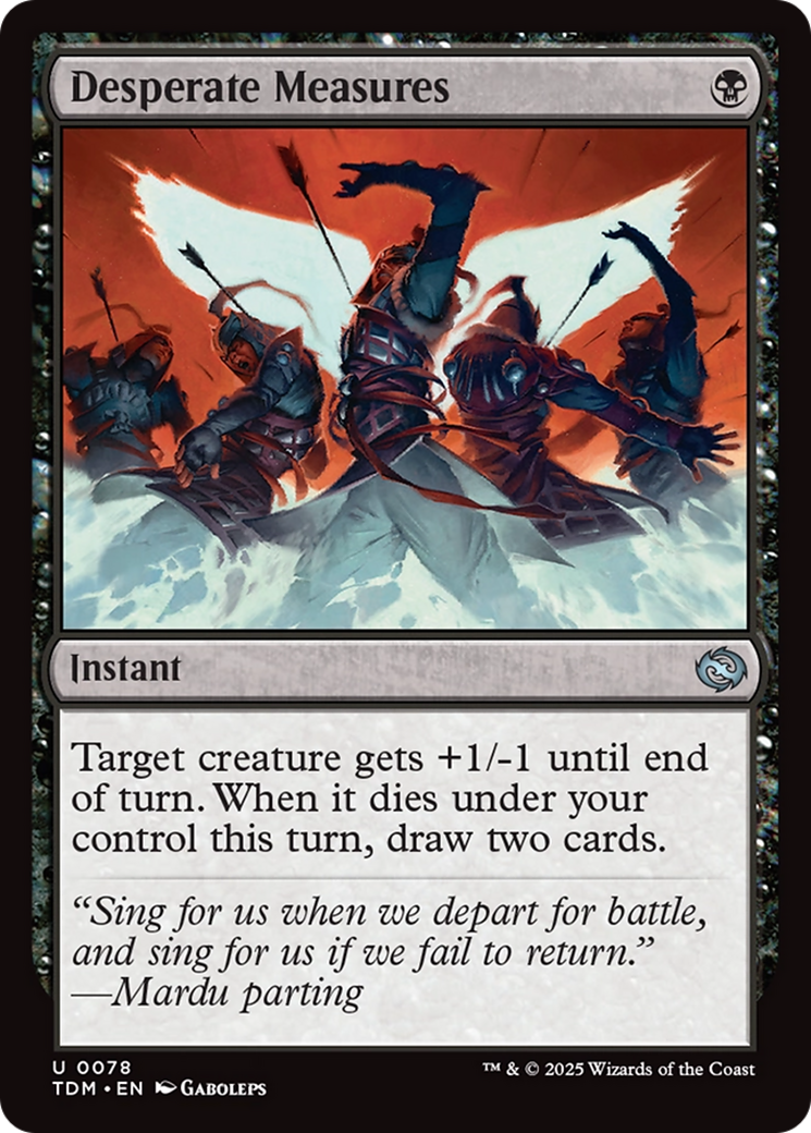 Desperate Measures [Tarkir: Dragonstorm] | Game Master's Emporium (The New GME)