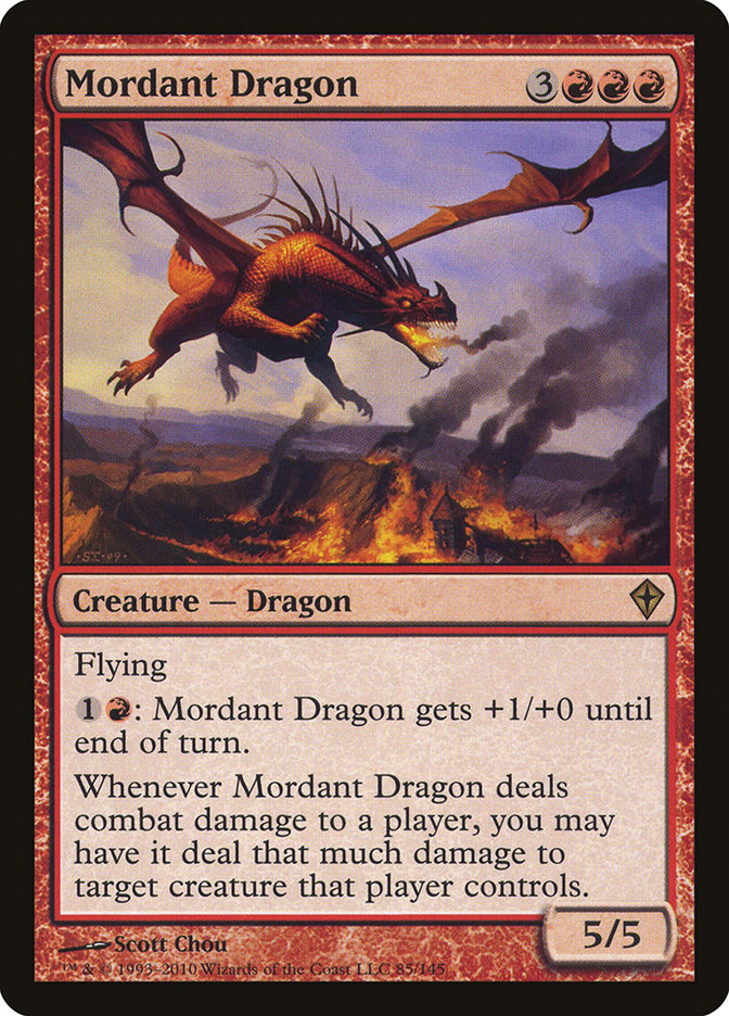 Mordant Dragon [Worldwake] | Game Master's Emporium (The New GME)