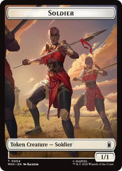 Soldier // Clue Double-Sided Token [Marvel Super Heroes Tokens] | Game Master's Emporium (The New GME)