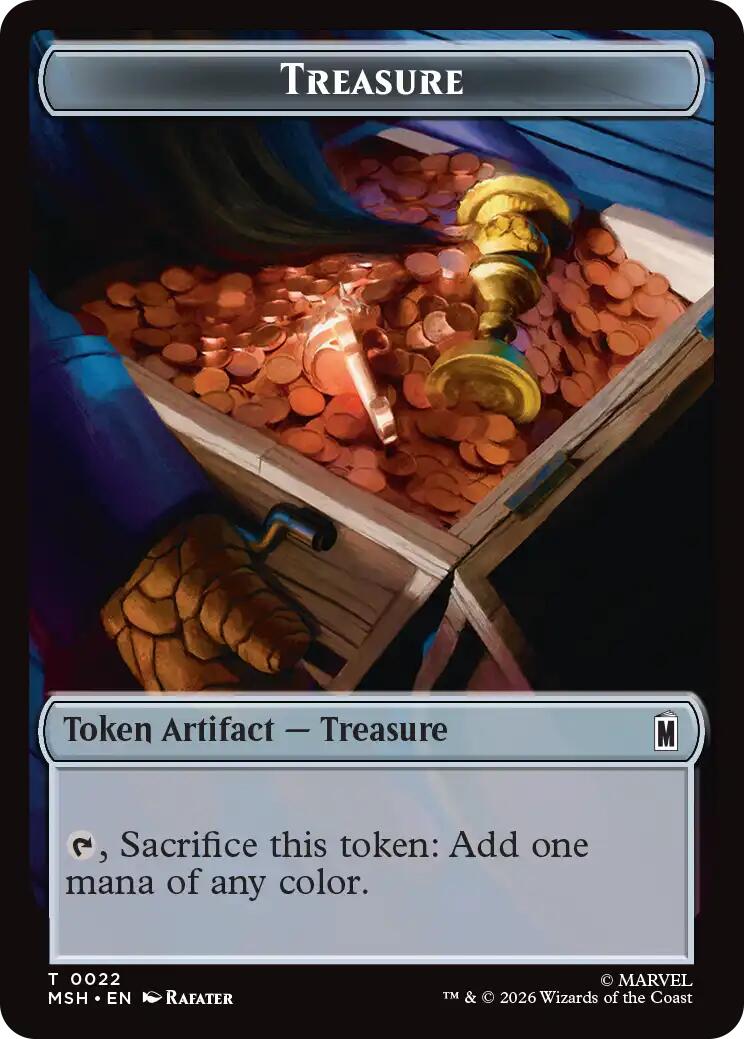 Villain // Treasure Double-Sided Token [Marvel Super Heroes Tokens] | Game Master's Emporium (The New GME)