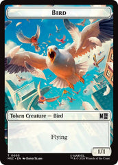 Bird // Rhino Double-Sided Token [Marvel Super Heroes Commander Tokens] | Game Master's Emporium (The New GME)