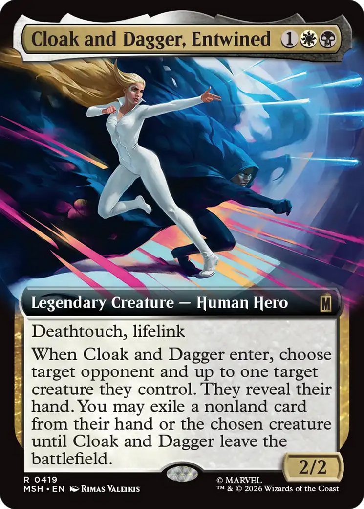 Cloak and Dagger, Entwined (Extended Art) [Marvel Super Heroes] | Game Master's Emporium (The New GME)