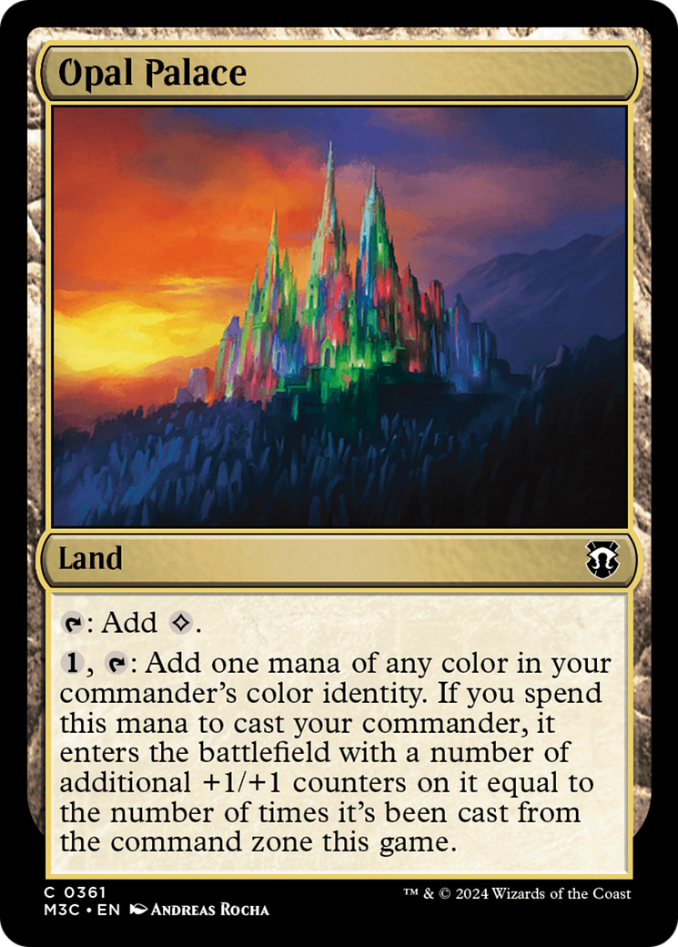 Opal Palace (Ripple Foil) [Modern Horizons 3 Commander] | Game Master's Emporium (The New GME)