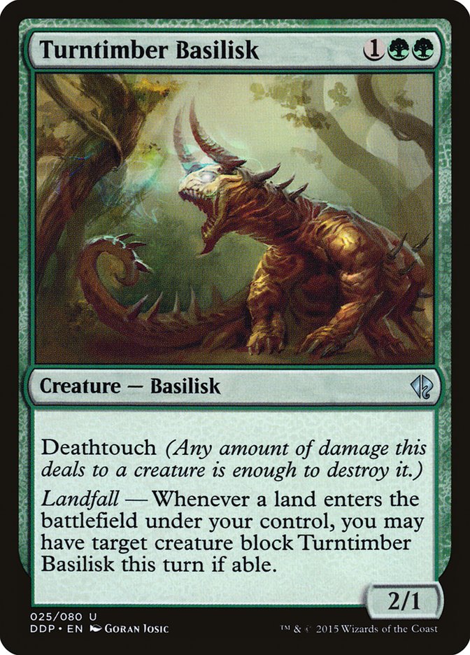 Turntimber Basilisk [Duel Decks: Zendikar vs. Eldrazi] | Game Master's Emporium (The New GME)