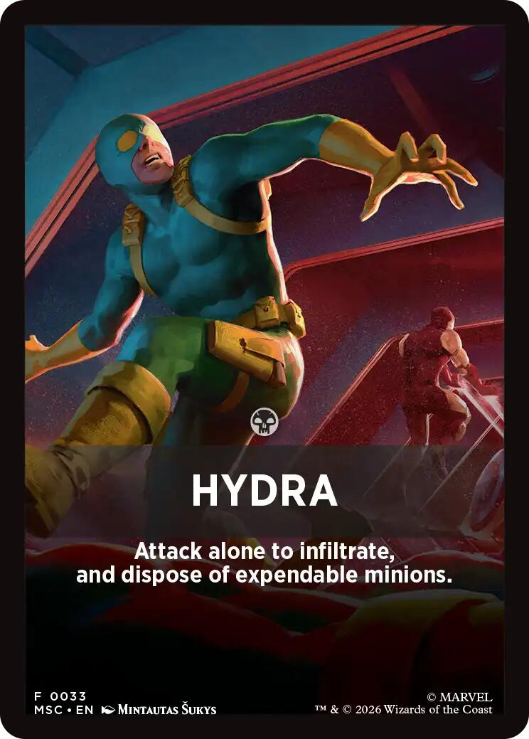 Hydra Theme Card [Marvel Super Heroes Commander] | Game Master's Emporium (The New GME)