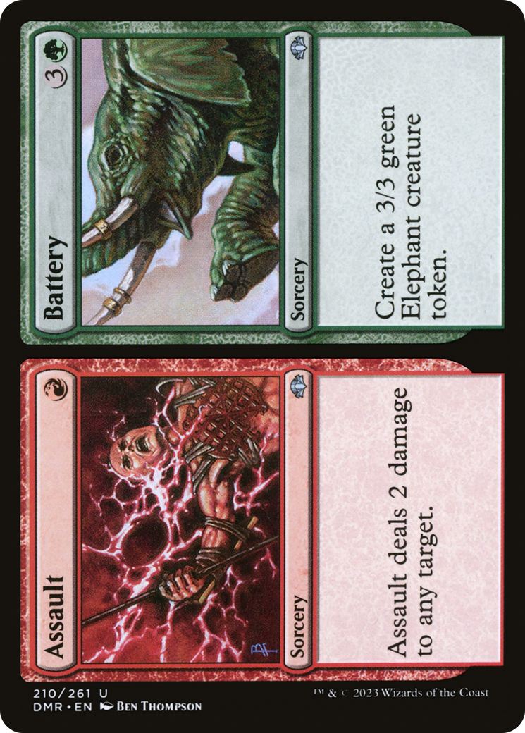 Assault // Battery [Dominaria Remastered] | Game Master's Emporium (The New GME)
