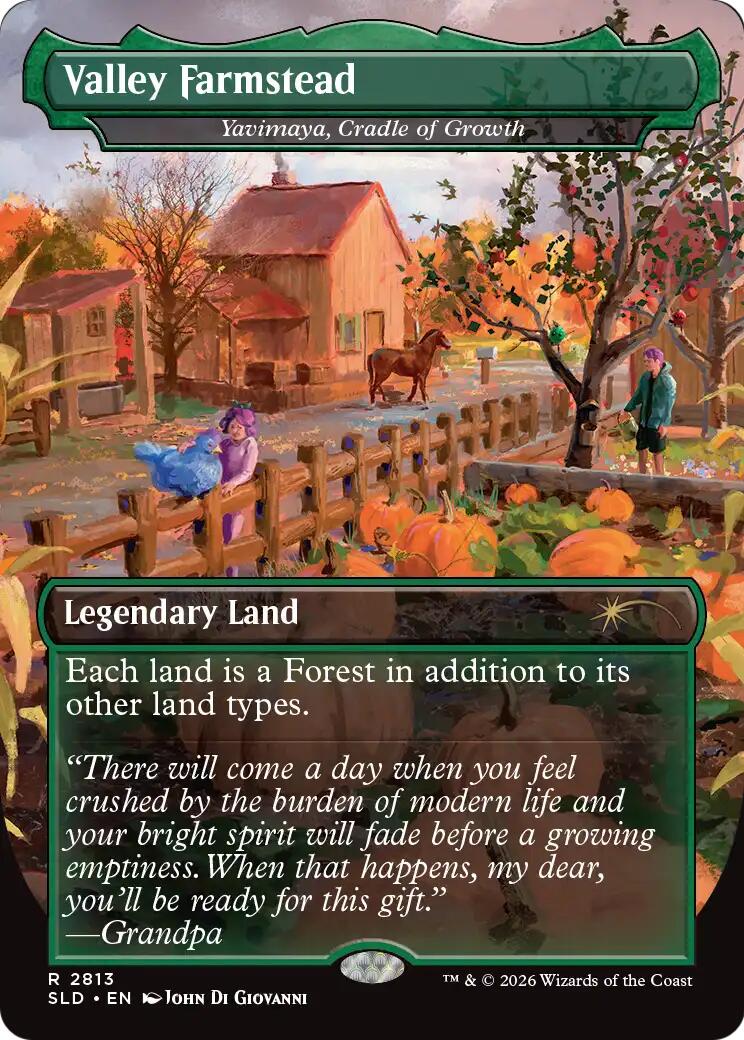 Valley Farmstead - Yavimaya, Cradle of Growth [Secret Lair Drop Series] | Game Master's Emporium (The New GME)