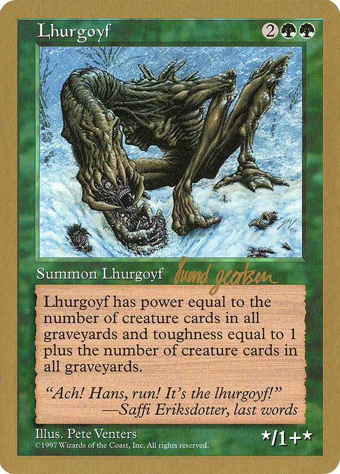 Lhurgoyf (Svend Geertsen) [World Championship Decks 1997] | Game Master's Emporium (The New GME)