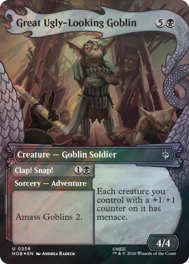 Great Ugly-Looking Goblin (Showcase) (Surge Foil) [The Hobbit] | Game Master's Emporium (The New GME)