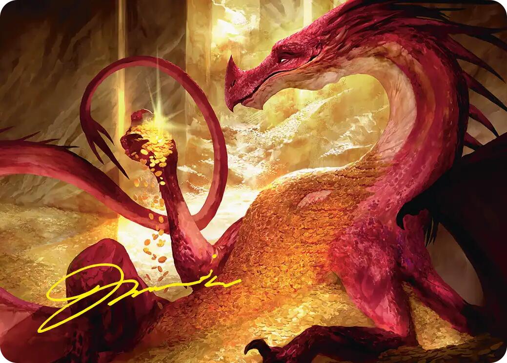 Gleaming Splendor Art Card (Gold-Stamped Signature) [The Hobbit Art Series] | Game Master's Emporium (The New GME)