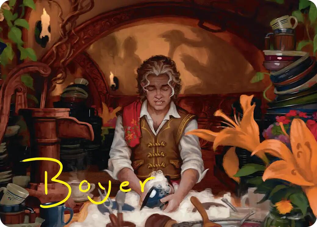 Confusticate and Bebother Art Card (Gold-Stamped Signature) [The Hobbit Art Series] | Game Master's Emporium (The New GME)
