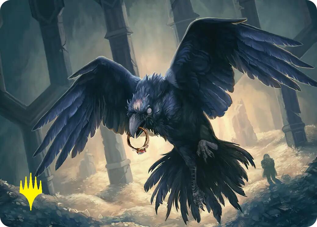 Most Decrepit Old Bird Art Card (Gold-Stamped) [The Hobbit Art Series] | Game Master's Emporium (The New GME)