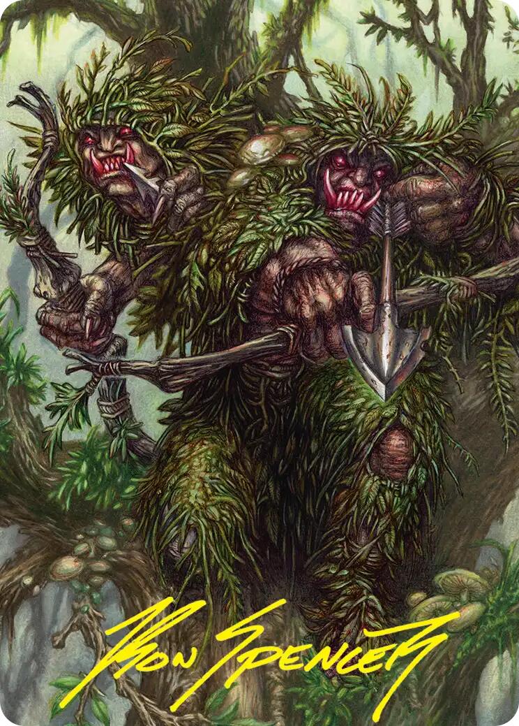 Orcish Bowmasters Art Card (Gold-Stamped Signature) [The Hobbit Art Series] | Game Master's Emporium (The New GME)
