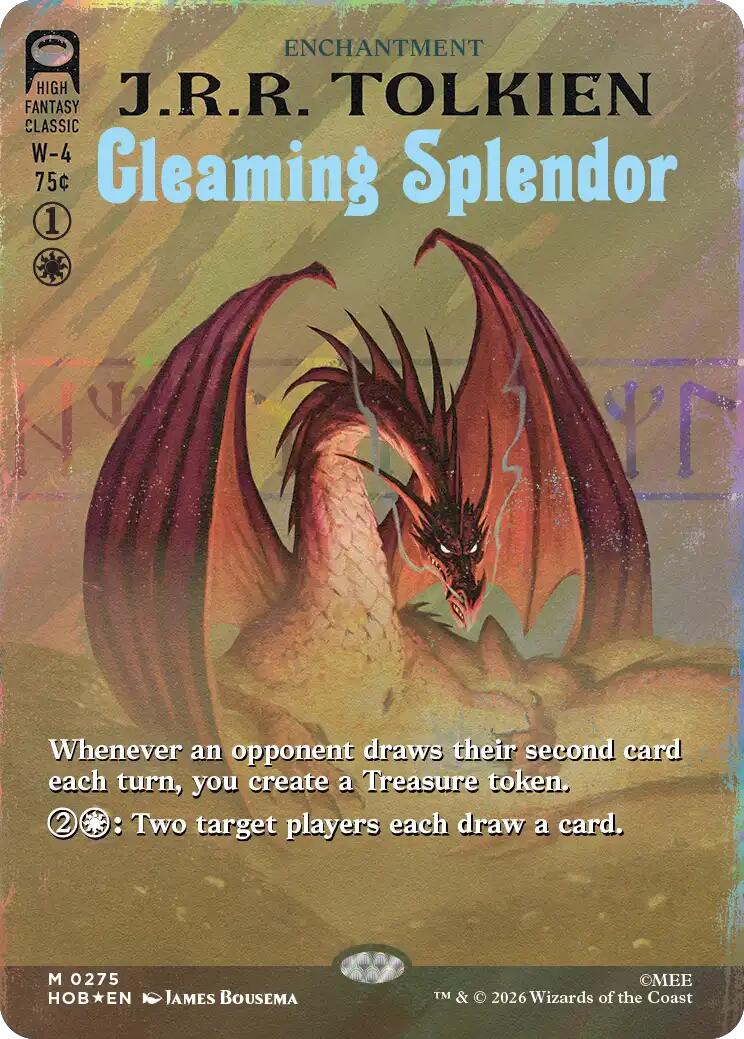 Gleaming Splendor (Borderless) (Surge Foil) [The Hobbit] | Game Master's Emporium (The New GME)