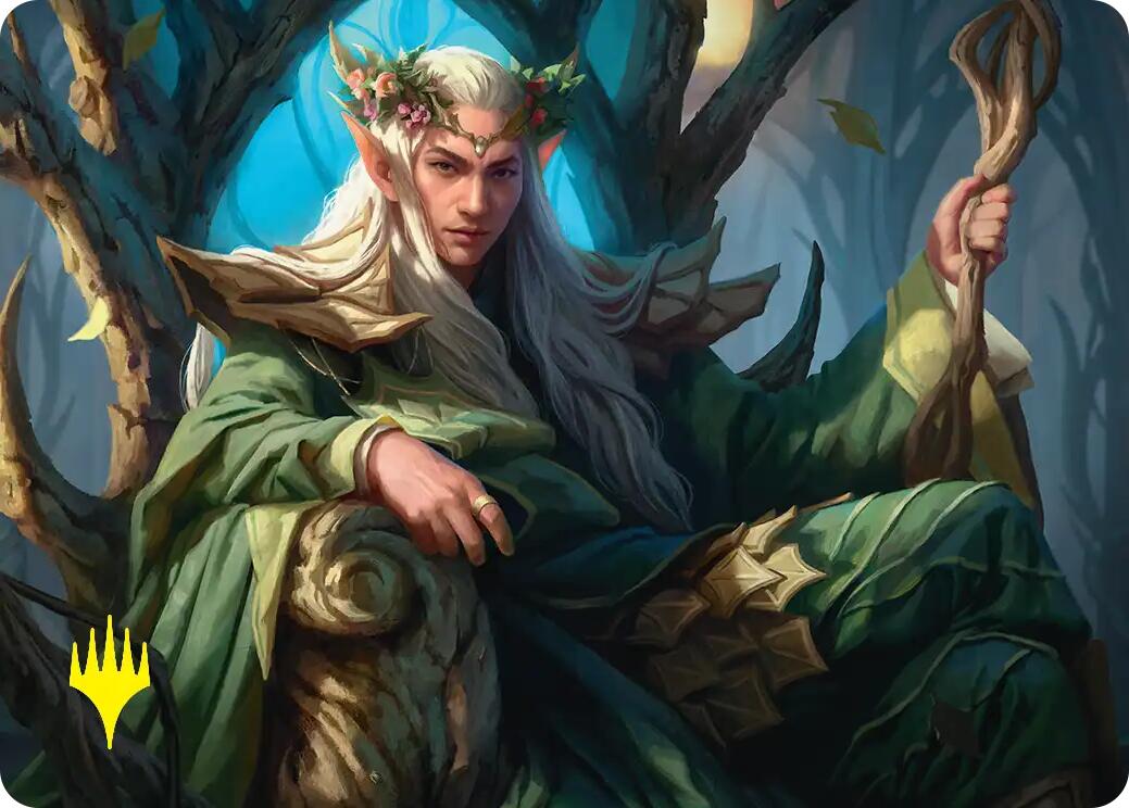 Thranduil, the Elvenking Art Card (Gold-Stamped) [The Hobbit Art Series] | Game Master's Emporium (The New GME)