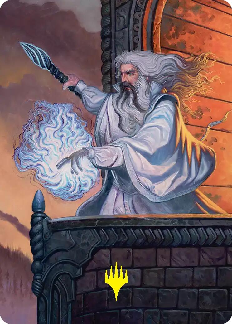 Saruman of Many Colors Art Card (Gold-Stamped) [The Hobbit Art Series] | Game Master's Emporium (The New GME)