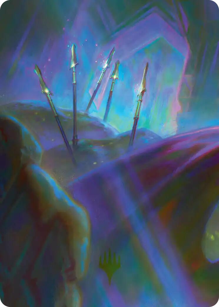 Long-Lost Lances Art Card (7/12) [The Hobbit Art Series] | Game Master's Emporium (The New GME)