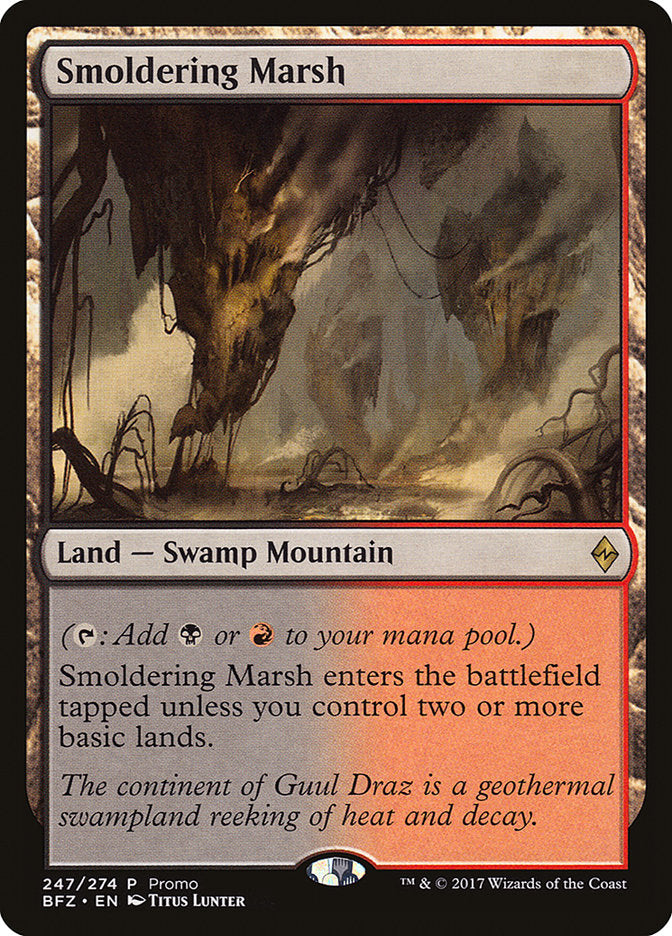 Smoldering Marsh (Promo) [Standard Showdown Promos] | Game Master's Emporium (The New GME)