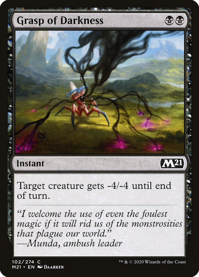 Grasp of Darkness [Core Set 2021] | Game Master's Emporium (The New GME)