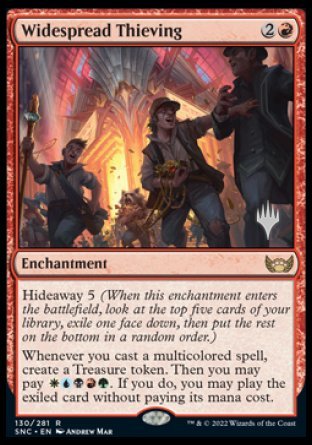 Widespread Thieving (Promo Pack) [Streets of New Capenna Promos] | Game Master's Emporium (The New GME)