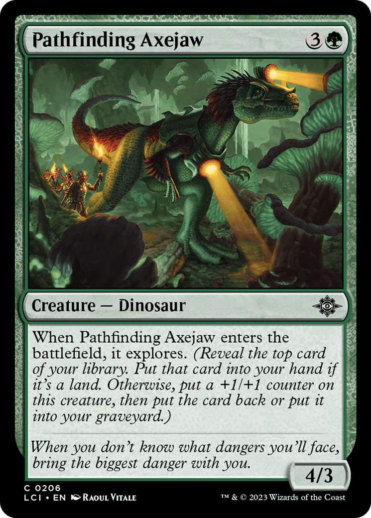 Pathfinding Axejaw [The Lost Caverns of Ixalan] | Game Master's Emporium (The New GME)