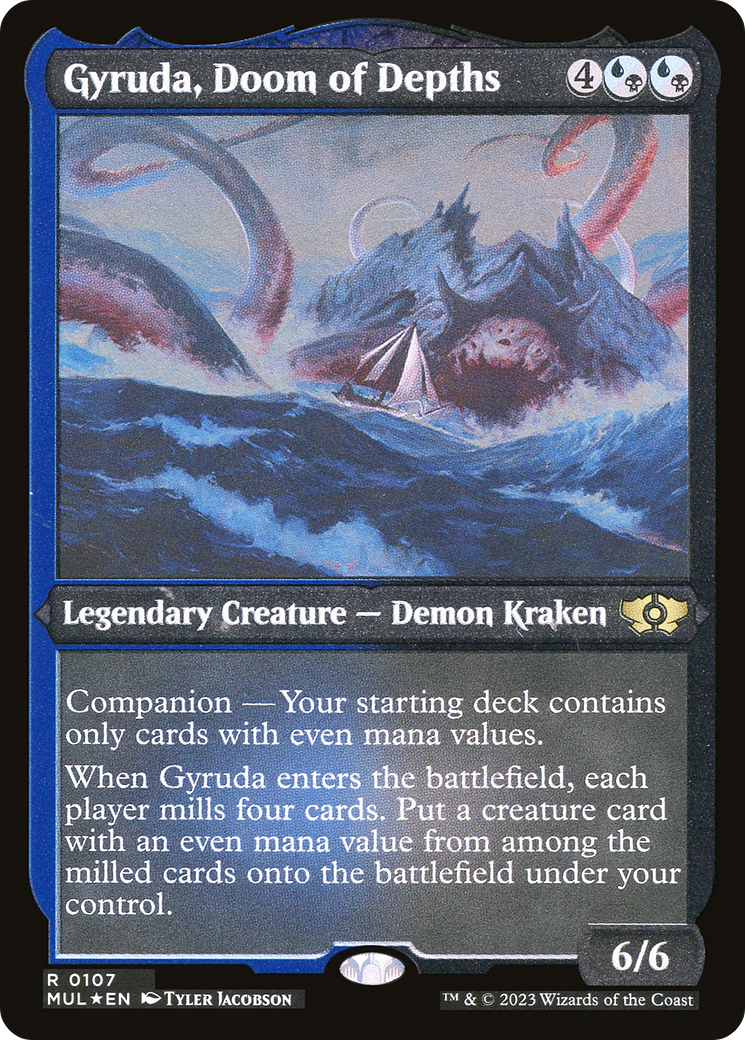Gyruda, Doom of Depths (Foil Etched) [Multiverse Legends] | Game Master's Emporium (The New GME)