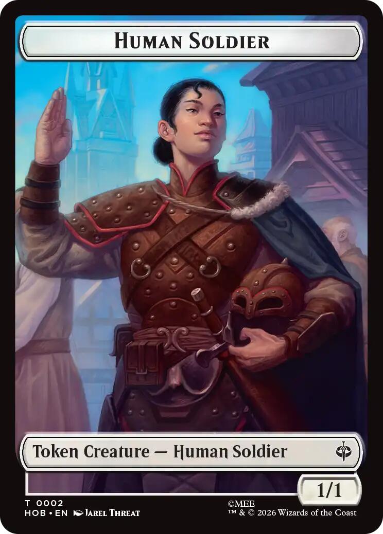 Human Soldier // Goblin Army (0004) Double-Sided Token [The Hobbit Tokens] | Game Master's Emporium (The New GME)